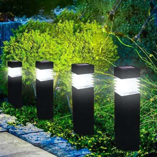 في الهواء الطلق LED أضواء المسار الشمسي للماء ديكور فناء حديقة الحديقة الأرض مصباح للطاقة الشمسية