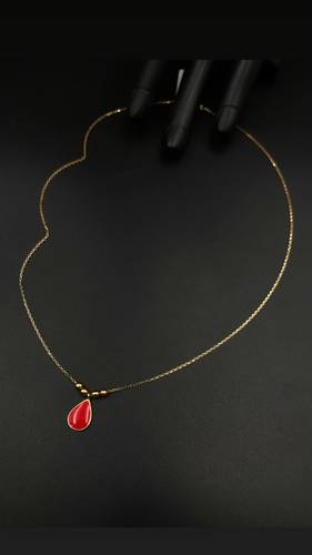 YELLOW GOLD NECKLACE K18