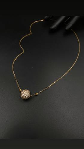YELLOW GOLD NECKLACE K18