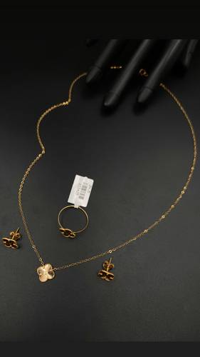 YELLOW GOLD HALF SET K21