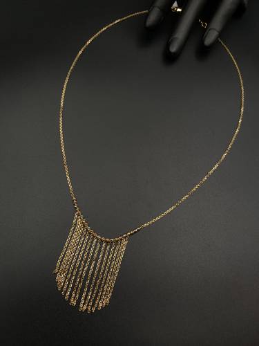 عقد ذهب أصفر عيار 18