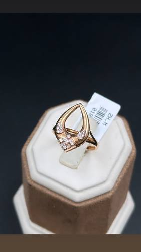 خاتم ذهب روز عيار 18