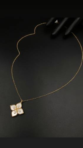 عقد ذهب أصفر عيار 18