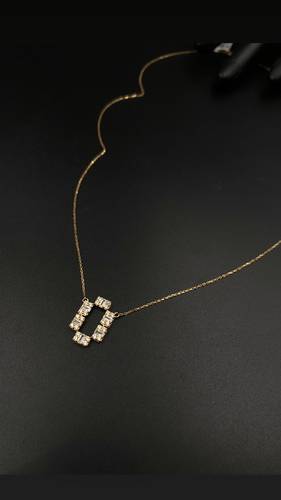 YELLOW GOLD NECKLACE K18