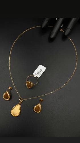 YELLOW GOLD HALF SET K21