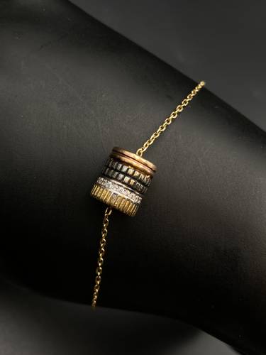 سوارة ذهب أصفر عيار 18 