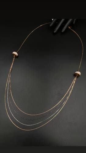 GOLD LONG NECKLACE K18