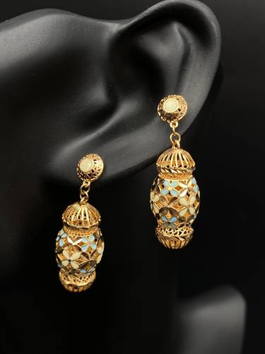 حلق ذهب أصفر عيار21 