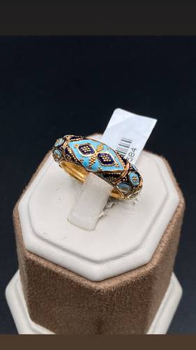 YELLOW GOLD RING K21 SIZE 5.5
