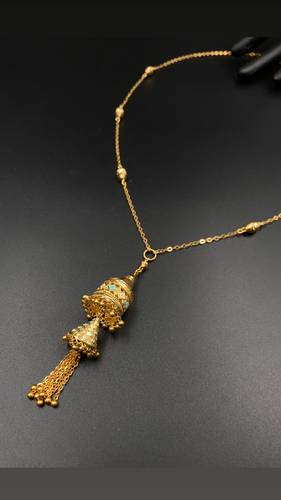 GOLD LONG NECKLACE K21