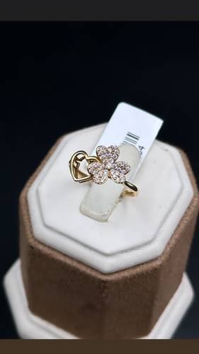 YELLOW GOLD RING 18K