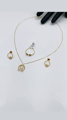 YELLOW GOLD HALF SET K18