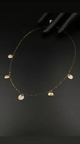 YELLOW GOLD NECKLACE K18