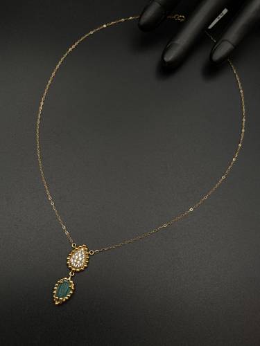 YELLOW GOLD NECKLACE K18
