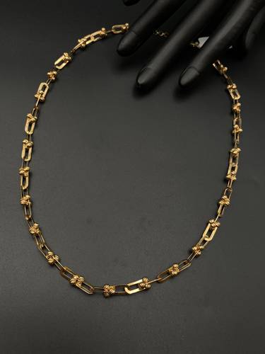 YELLOW GOLD NECKLACE K18 