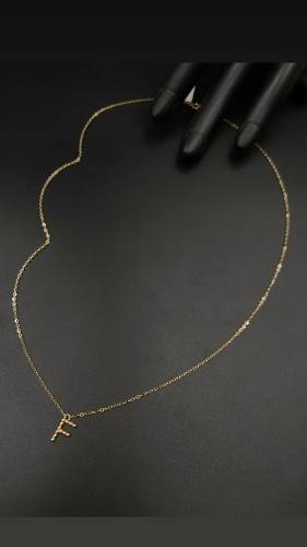 YELLOW GOLD NECKLACE K18