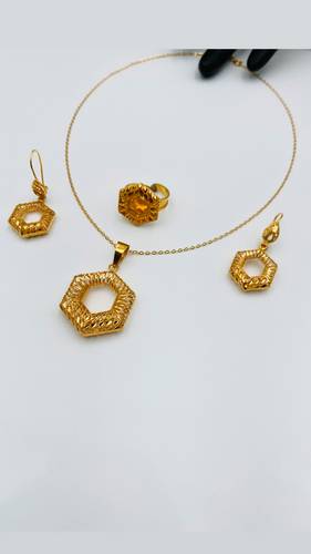 YELLOW GOLD HALF SET K21