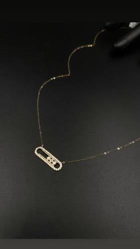 عقد ذهب أصفر عيار 18