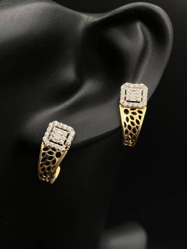 حلق ذهب عيار 18