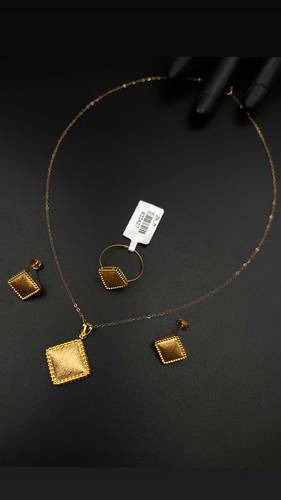 YELLOW GOLD HALF SET K21
