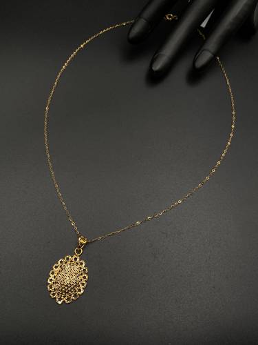 عقد ذهب أصفر عيار 21 