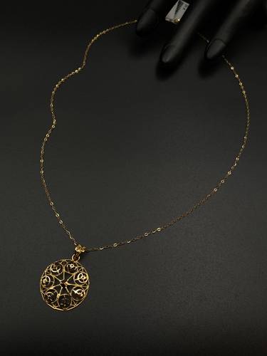 عقد ذهب أصفر عيار 21 