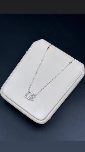 WHITE GOLD NECKLACE K18
