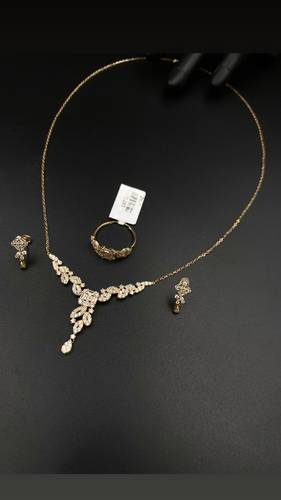 YELLOW GOLD HALF SET K18
