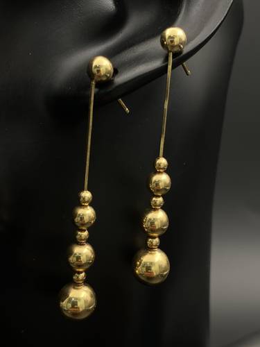 GOLD EARINGS K18