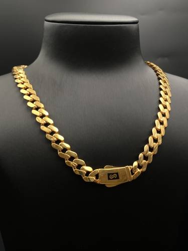 عقد مونيكا جنزير ذهب عيار 21