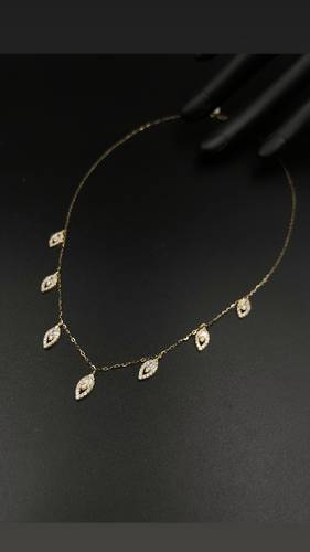 عقد ذهب أصفر عيار 18