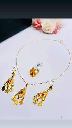 GOLD TRADITIONAL HALF SET 21K