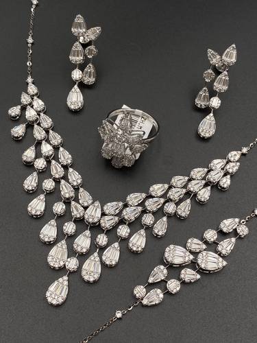 WHITE GOLD SET K18