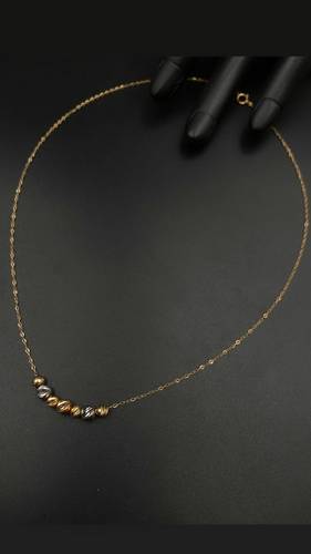 YELLOW GOLD NECKLACE K18