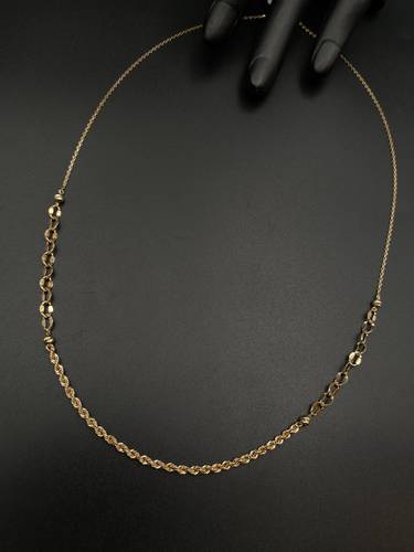 YELLOW GOLD NECKLACE K18