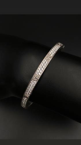 WHITE GOLD BRACELET K18