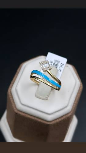 YELLOW GOLD RING 18K