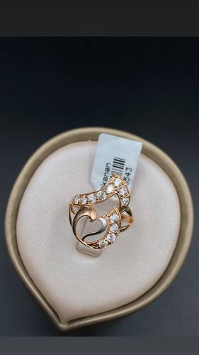 GOLD RING ROSE K18