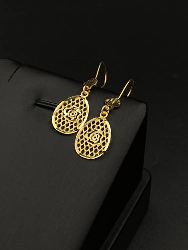 حلق ذهب عيار 21