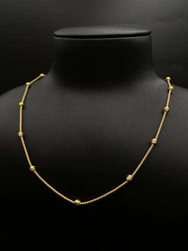 عقد ذهب عيار 21