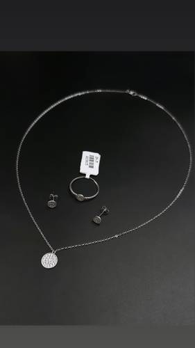 White gold half set 18K