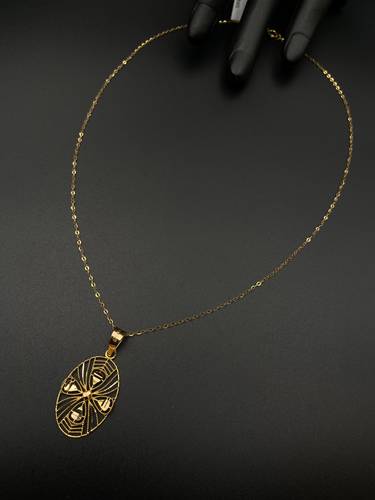 عقد ذهب أصفر عيار 21 