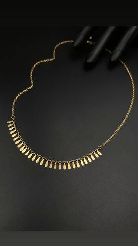 YELLOW GOLD NECKLACE K18