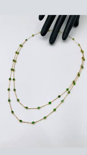 YELLOW GOLD NECKLACE K18