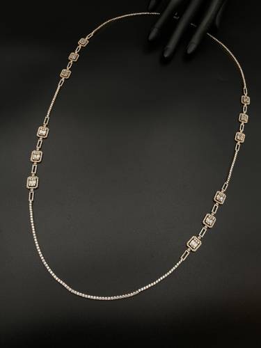 LONG GOLD NECKLACE K18