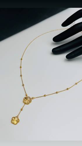 عقد ذهب عيار 21
