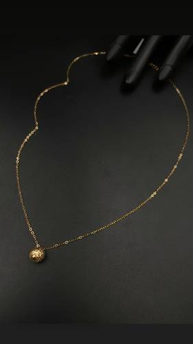 YELLOW GOLD NECKLACE K18
