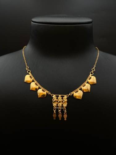 عقد ذهب اصفر عيار 21