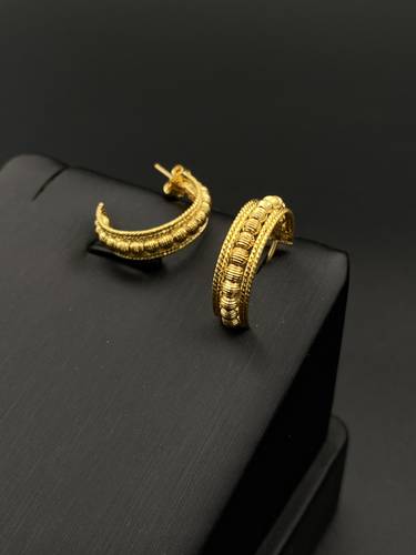 حلق ذهب عيار 21