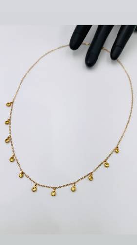 عقد ذهب اصفر عيار 18